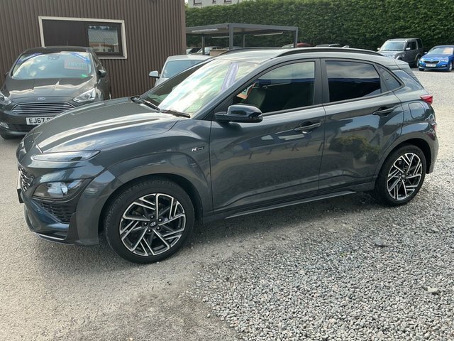 Hyundai Kona 2021 1.0 T-gdi Mhev N Line Suv Hybrid M Grey #6