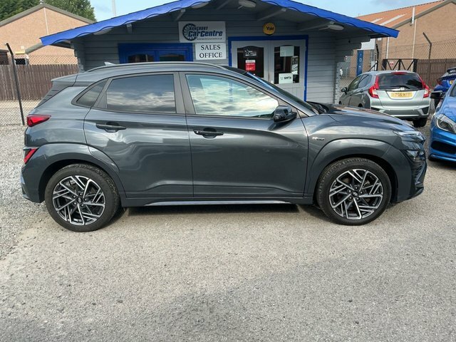 Hyundai Kona 2021 1.0 T-gdi Mhev N Line Suv Hybrid M Grey #2