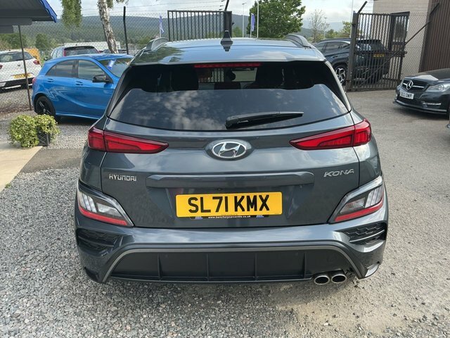 Hyundai Kona 2021 1.0 T-gdi Mhev N Line Suv Hybrid M Grey #4