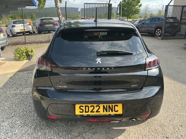 Peugeot 208 2022 1.2 Puretech Gt Hatchback E SD22NNC Black #4
