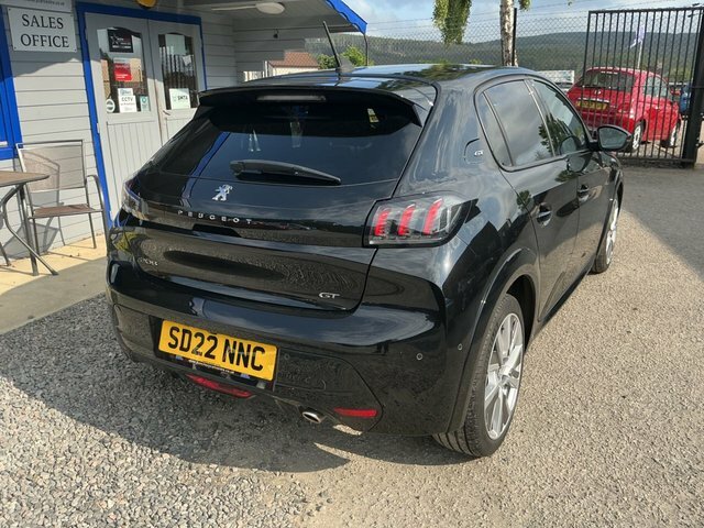 Peugeot 208 2022 1.2 Puretech Gt Hatchback E SD22NNC Black #3