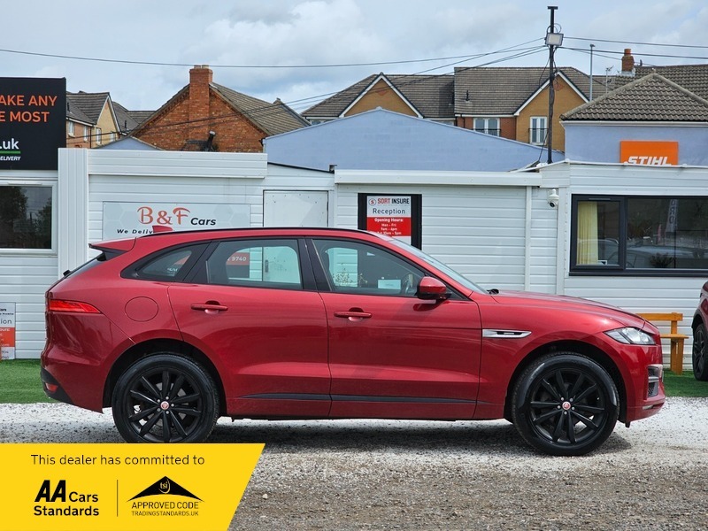 Jaguar F-Pace 2.0 D180 R-sport KN66XCS Red #4
