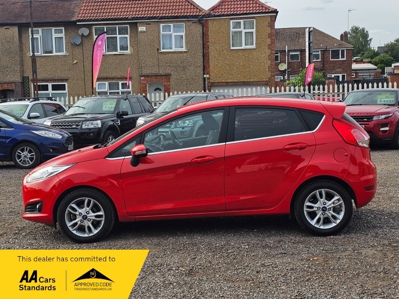 Ford Fiesta 1.0T Ecoboost Zetec Powershift KM65ZHK Red #4