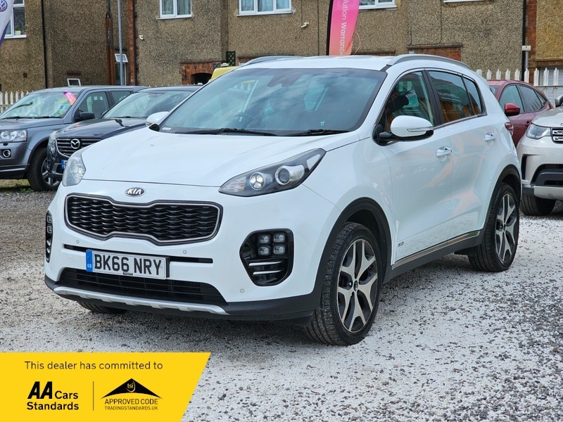 Kia Sportage 2.0 Crdi Gt-line Awd BK66NRY White #6