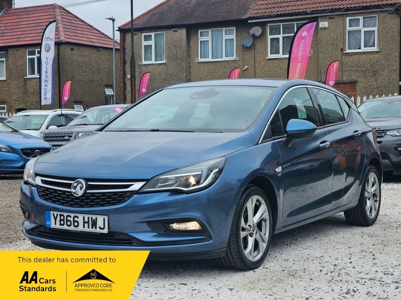 Vauxhall Astra 1.4I Turbo Sri Nav YB66HWJ Blue #3