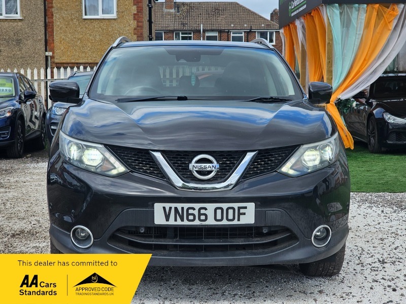 Nissan Qashqai 1.6 Dci Tekna 2Wd VN66OOF Black #2