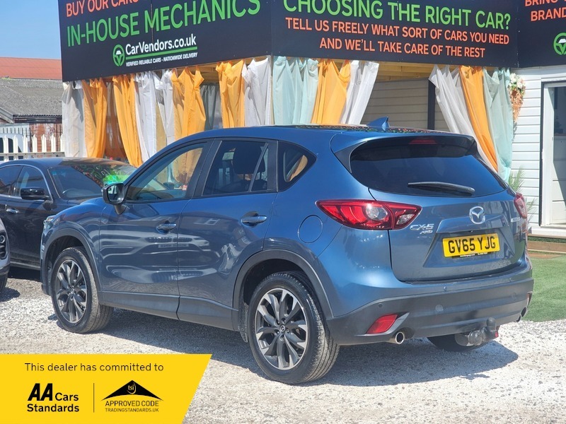 Mazda CX-5 2.2 Skyactiv-d Sport Nav GV65YJG Blue #5