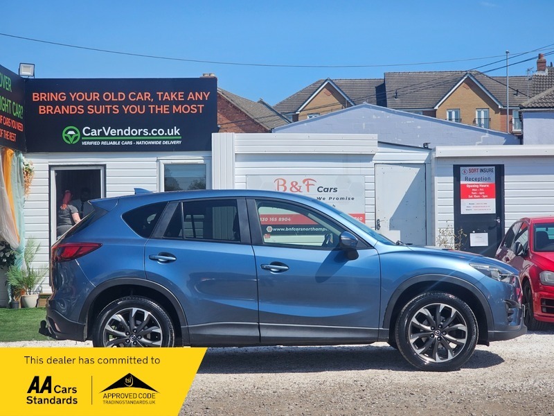 Mazda CX-5 2.2 Skyactiv-d Sport Nav GV65YJG Blue #4