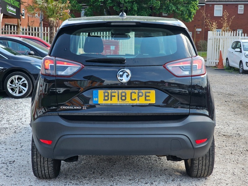 Vauxhall Crossland X 1.2 Se Nav Suv BF18CPE Black #6