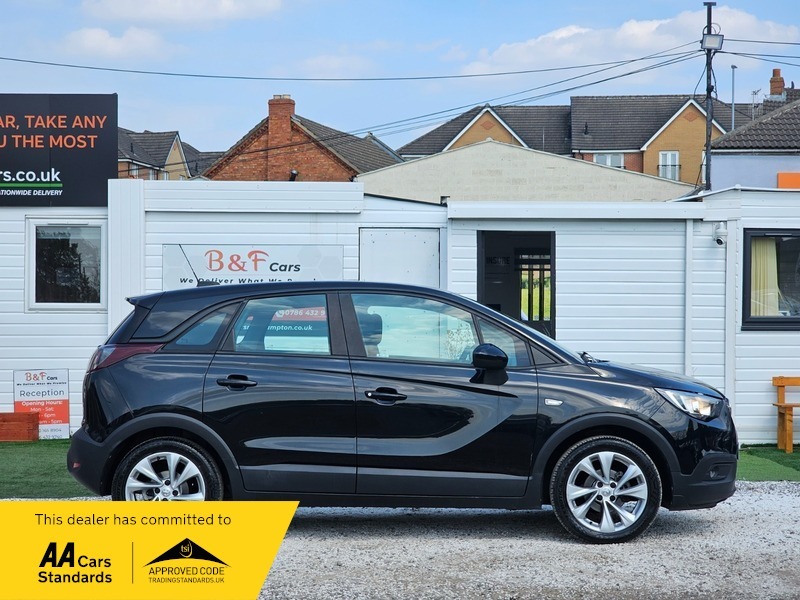 Vauxhall Crossland X 1.2 Se Nav Suv BF18CPE Black #4