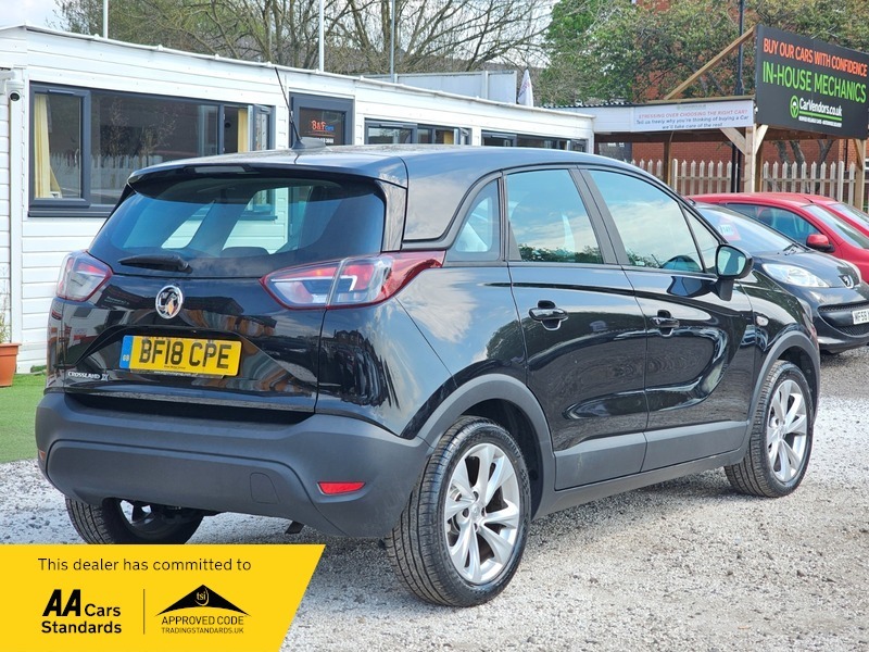 Vauxhall Crossland X 1.2 Se Nav Suv BF18CPE Black #5
