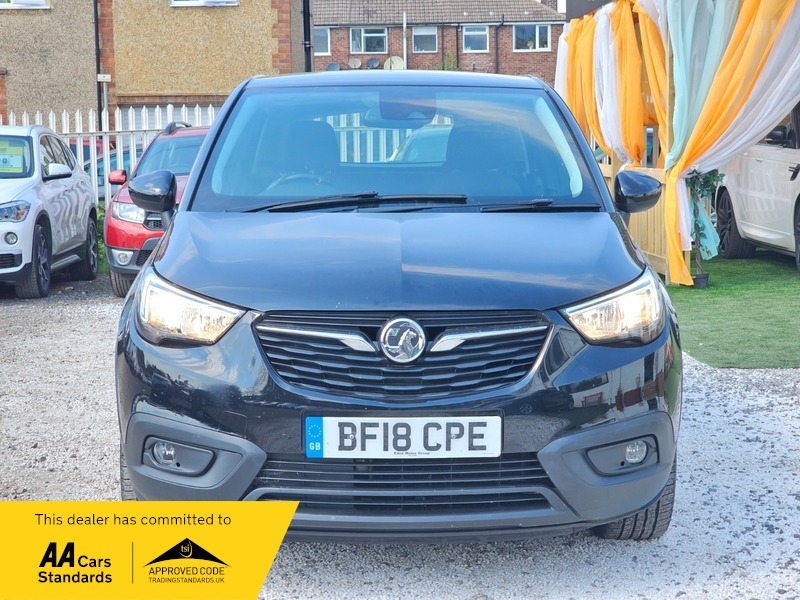 Vauxhall Crossland X 1.2 Se Nav Suv BF18CPE Black #2