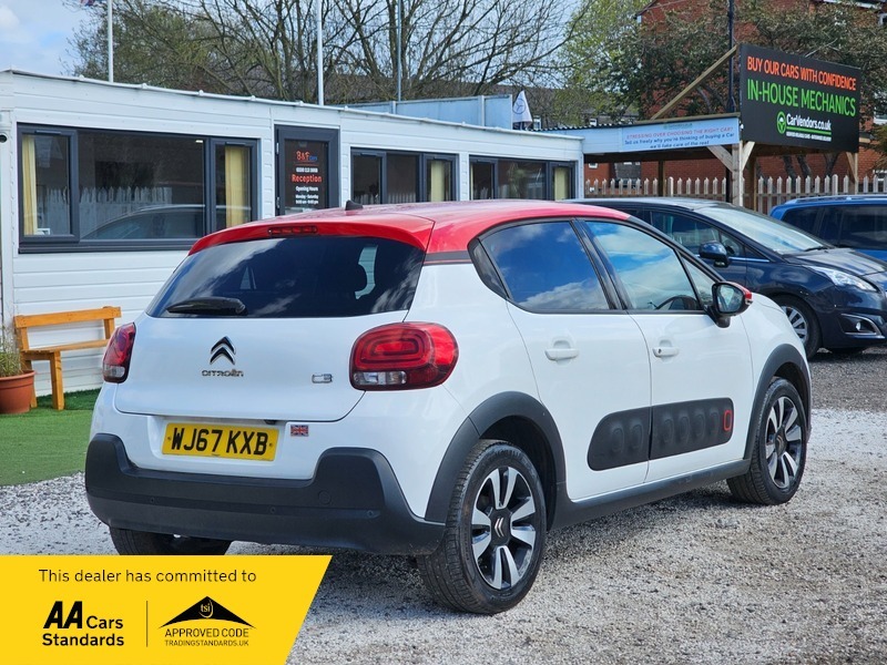 Citroen C3 1.2 Puretech Flair Euro WJ67KXB White #5