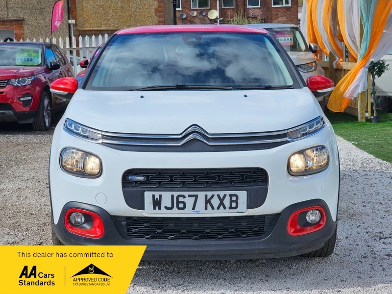 Citroen C3 1.2 Puretech Flair Euro WJ67KXB White #2