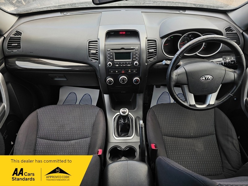 Kia Sorento 2.2 Crdi Kx-1 Awd YR62KVJ Black #3