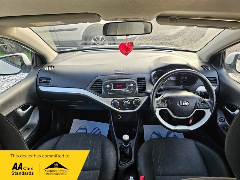Kia Picanto 1.0 Vr7 Euro 5 White #3