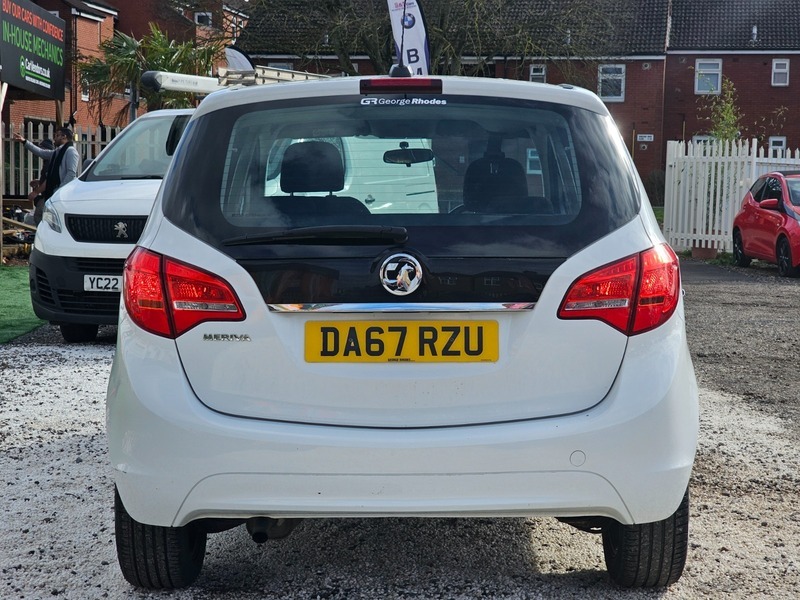 Vauxhall Meriva 1.4I Life Euro 6 DA67RZU White #6