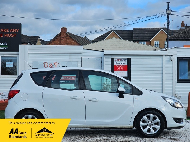 Vauxhall Meriva 1.4I Life Euro 6 DA67RZU White #4