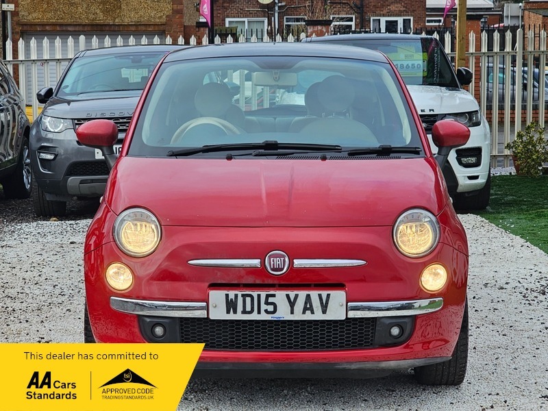 Fiat 500 1.2 Lounge Euro 6 WD15YAV Red #3