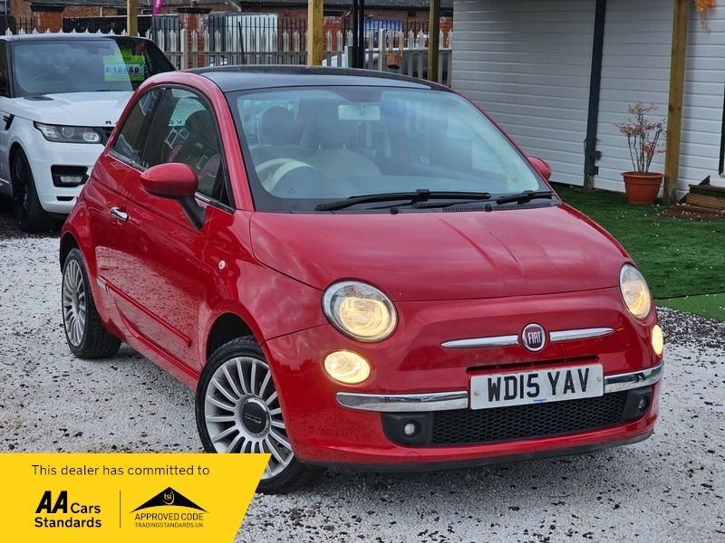 Fiat 500 1.2 Lounge Euro 6 Red
