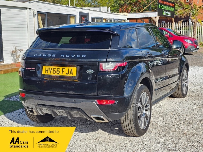 Land Rover Range Rover Evoque 2.0 Td4 Hse Dynamic HV66FJA Black #6