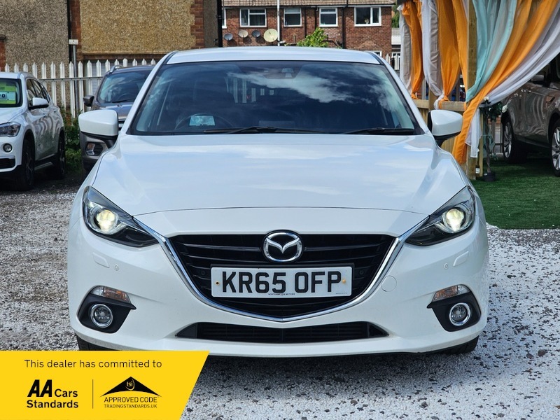 Mazda 3 2.2 Skyactiv-d Sport Nav KR65OFP White #2