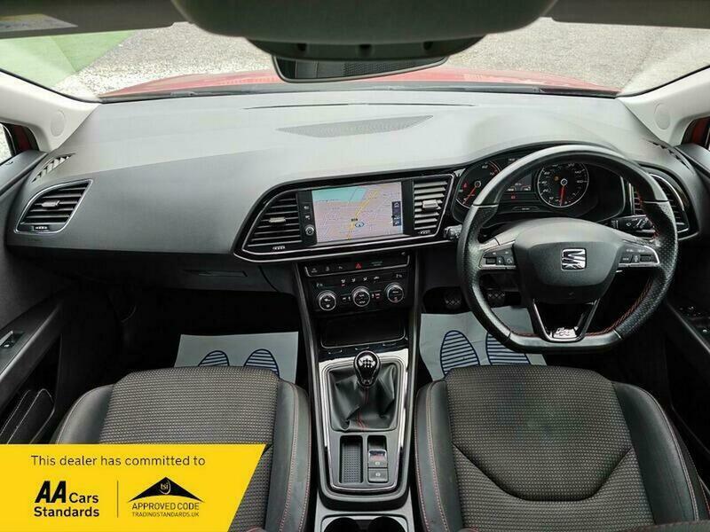 Seat Leon 1.5 Tsi Evo Fr FX68BNL Red #4