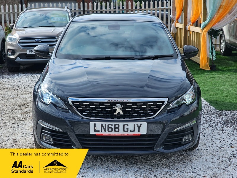 Peugeot 308 1.5 Bluehdi Gt Line LN68GJY Grey #2