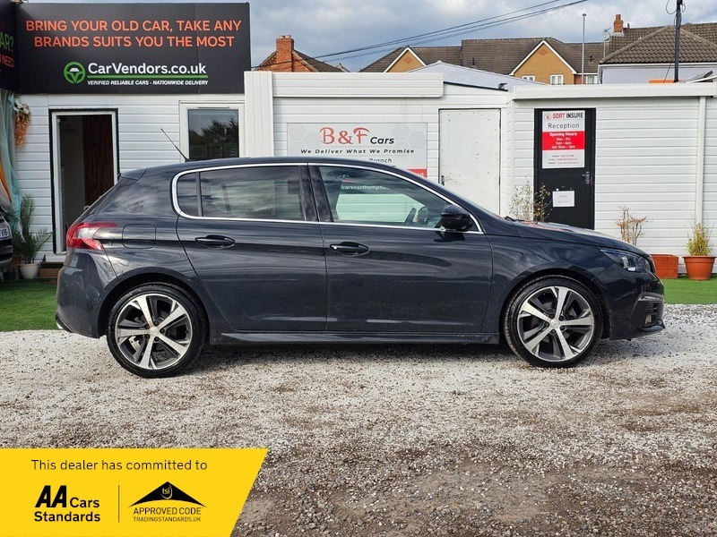 Peugeot 308 1.5 Bluehdi Gt Line LN68GJY Grey #5