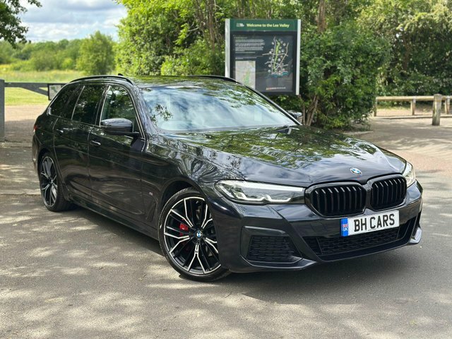 BMW 5 Series 2.0 520D Mht M Sport Touring Steptronic Euro 6 S YH72DNV Black #5