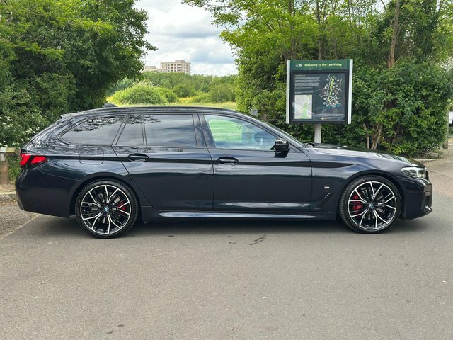 BMW 5 Series 2.0 520D Mht M Sport Touring Steptronic Euro 6 S YH72DNV Black #6