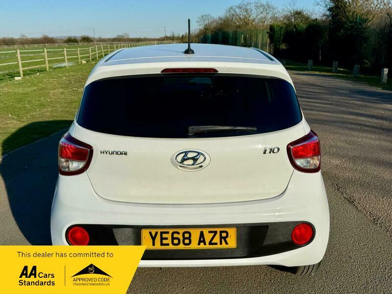 Hyundai I10 1.0 Go Se Euro YE68AZR White #5