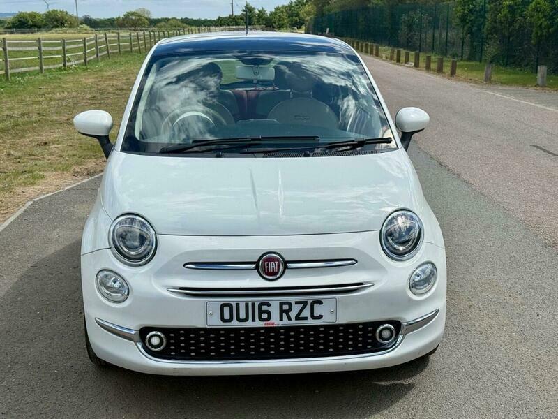 Fiat 500 0.9 Twinair Lounge Euro OU16RZC White #2