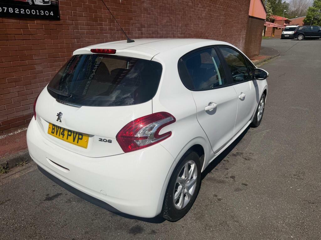 Peugeot 208 1.2 Vti Active Euro 5 BV14PVP White #5