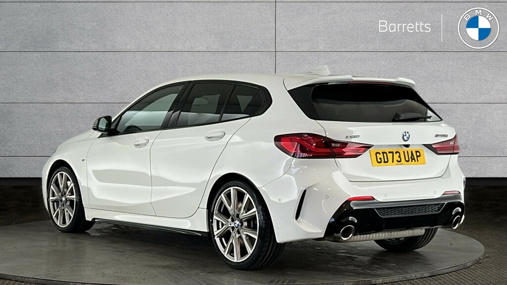 BMW 1 Series 2.0 M135i Hatchback Xdrive Euro 6 GD73UAP White #2