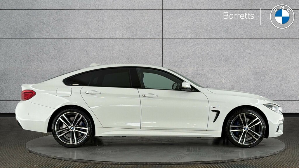 BMW 4 Series 2.0 420D M Sport Hatchback Xdrive White #3