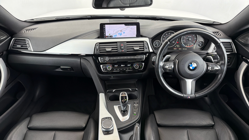 BMW 4 Series 2.0 420D M Sport Hatchback Xdrive White #4