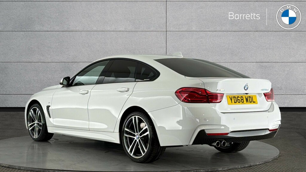 BMW 4 Series 2.0 420D M Sport Hatchback Xdrive White #2