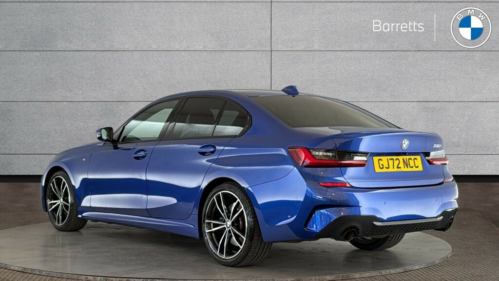 BMW 3 Series 2.0 330I M Sport Saloon Euro 6 S GJ72NCC Blue #2