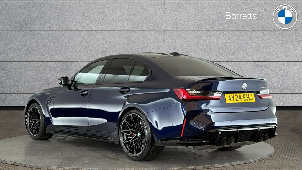 BMW M3 3.0 Biturbo Competition Saloon Steptron AY24EHJ Blue #2