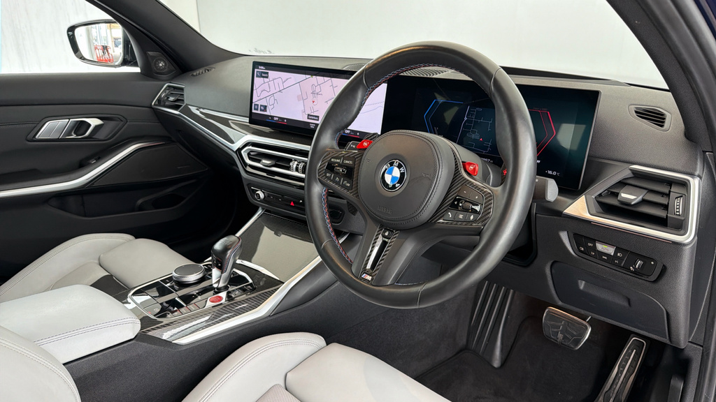 BMW M3 3.0 Biturbo Competition Saloon Steptron AY24EHJ Blue #6