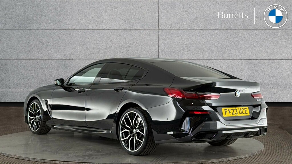BMW 8 Series 3.0 840I M Sport Saloon Steptronic Euro Black #2
