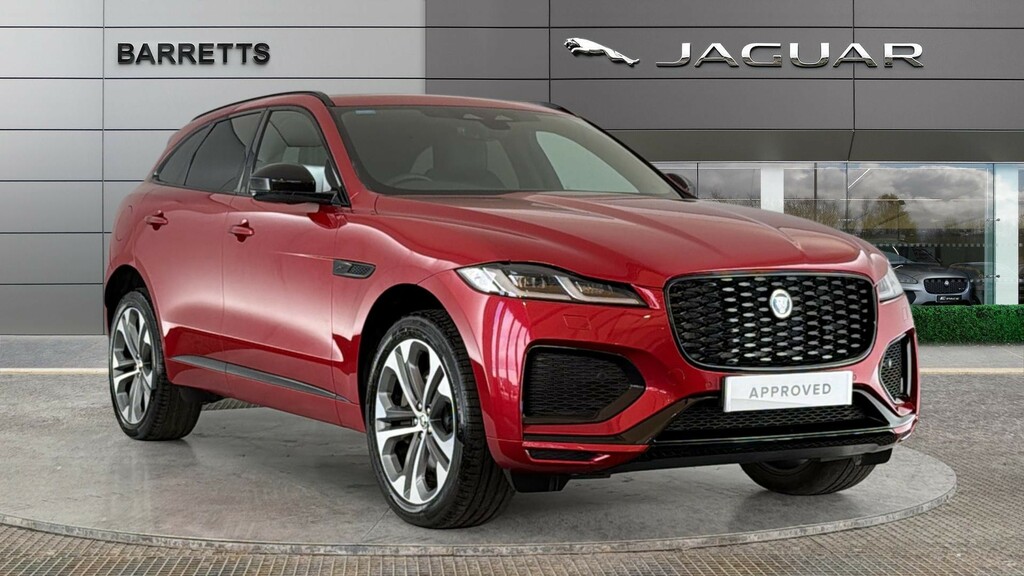 Jaguar F-Pace 3.0 D300 Mhev R-dynamic Hse Black 90Th Anniversary Red