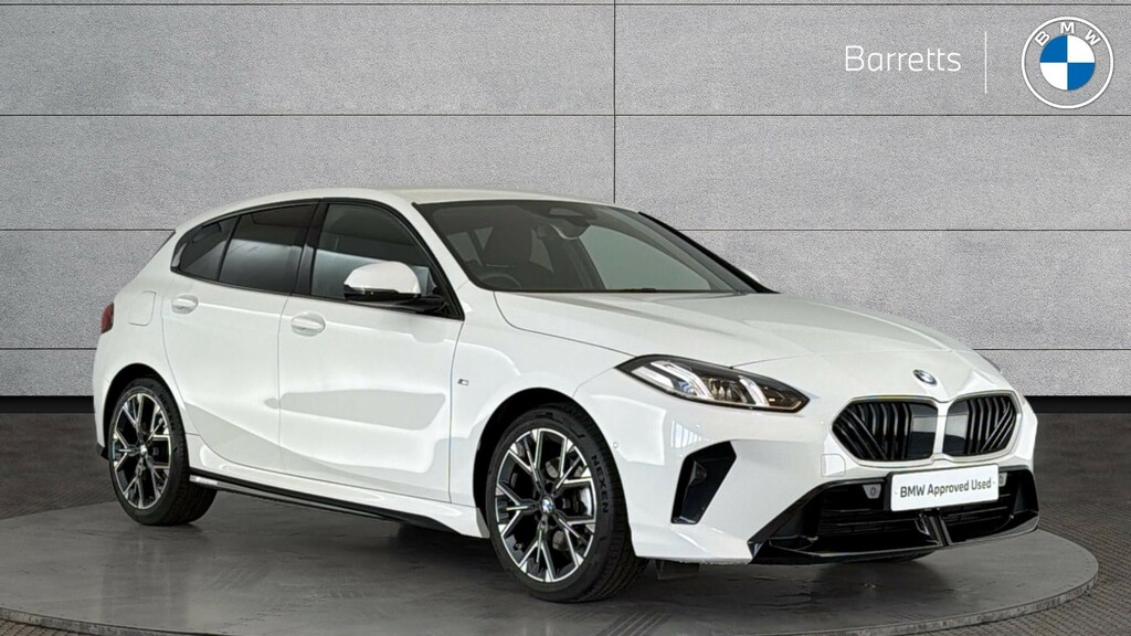 BMW 1 Series 1.5 120I Mht M Sport Hatchback Hybrid D White