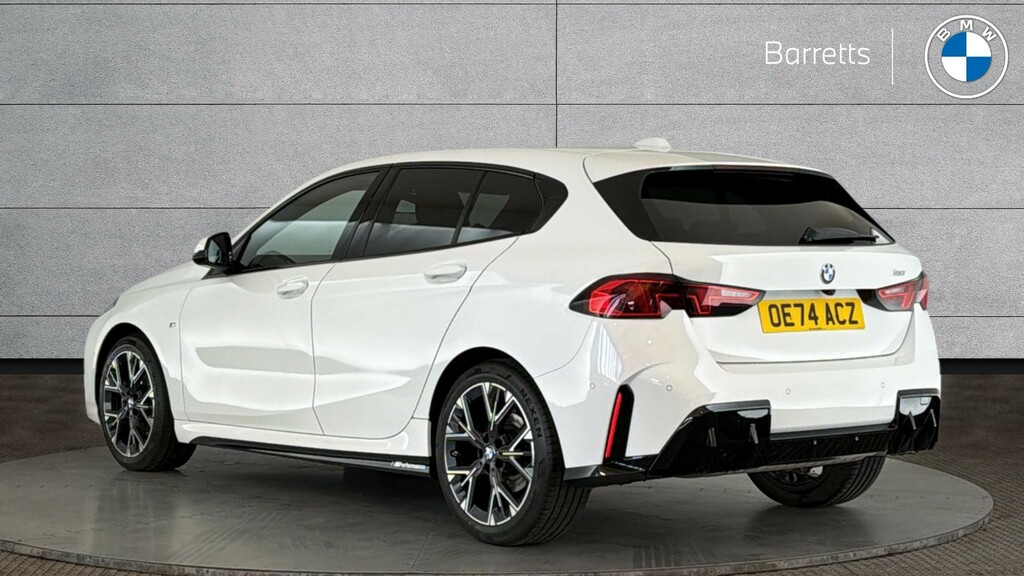 BMW 1 Series 1.5 120I Mht M Sport Hatchback Hybrid D OE74ACZ White #2