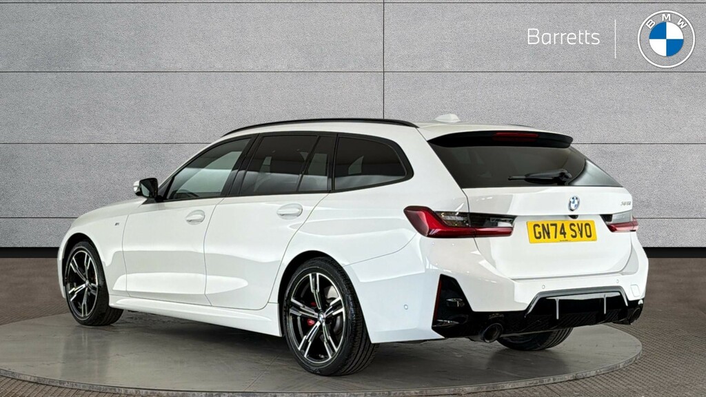 BMW 3 Series 2.0 320I M Sport Touring Euro 6 S GN74SVO White #2
