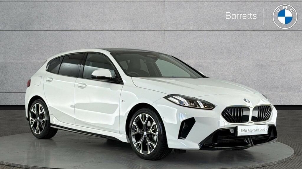 BMW 1 Series 1.5 120I Mht M Sport Hatchback Hybrid D White