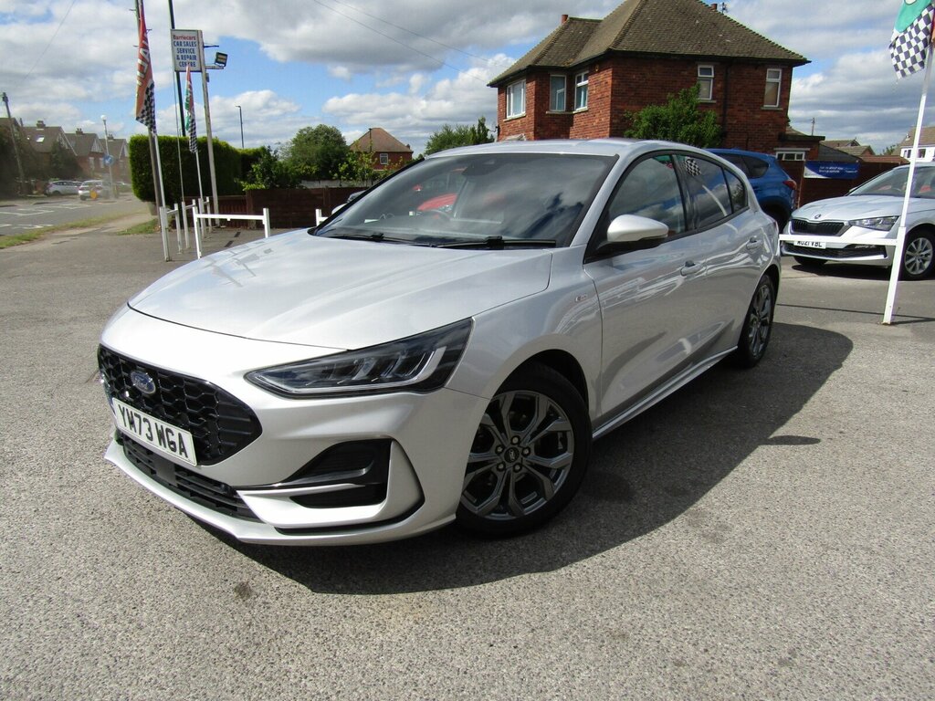 Ford Focus 1.0T Ecoboost Mhev St-line Euro 6 S S YN73WA Silver #2