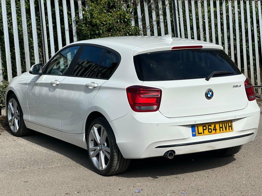 BMW 1 Series 2.0 118D Sport Euro 5 Ss LP64HVH White #6