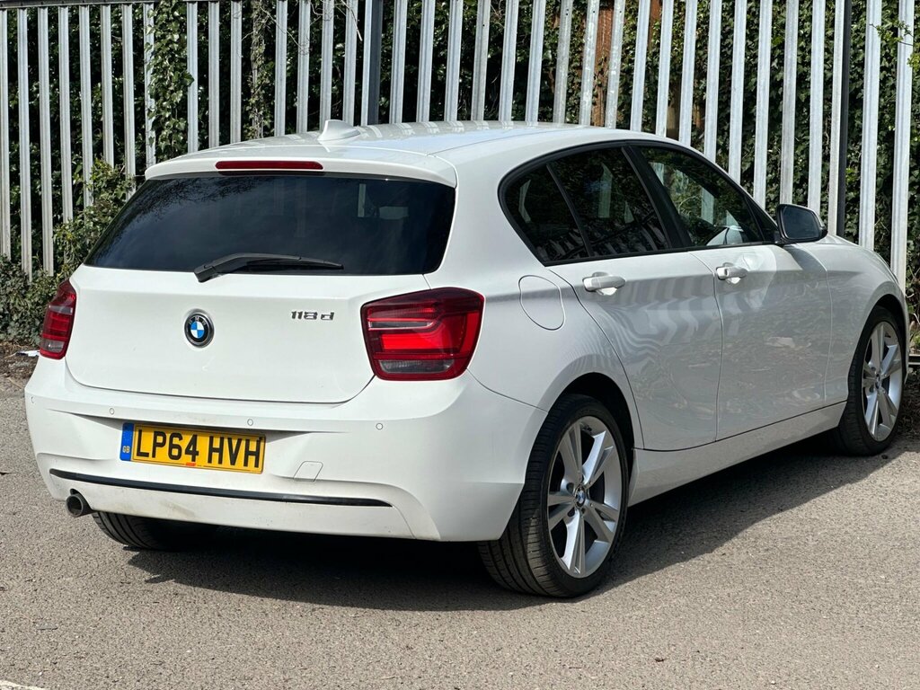 BMW 1 Series 2.0 118D Sport Euro 5 Ss LP64HVH White #4